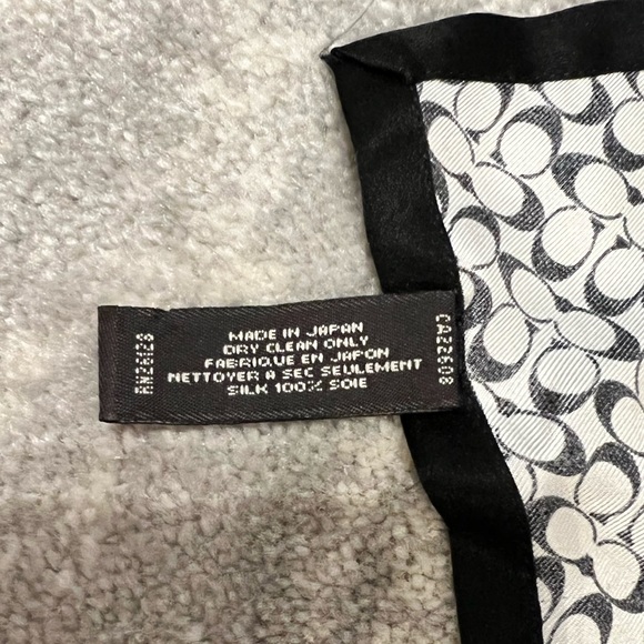 Vintage Coach Square Silk Scarf - Picture 6 of 7